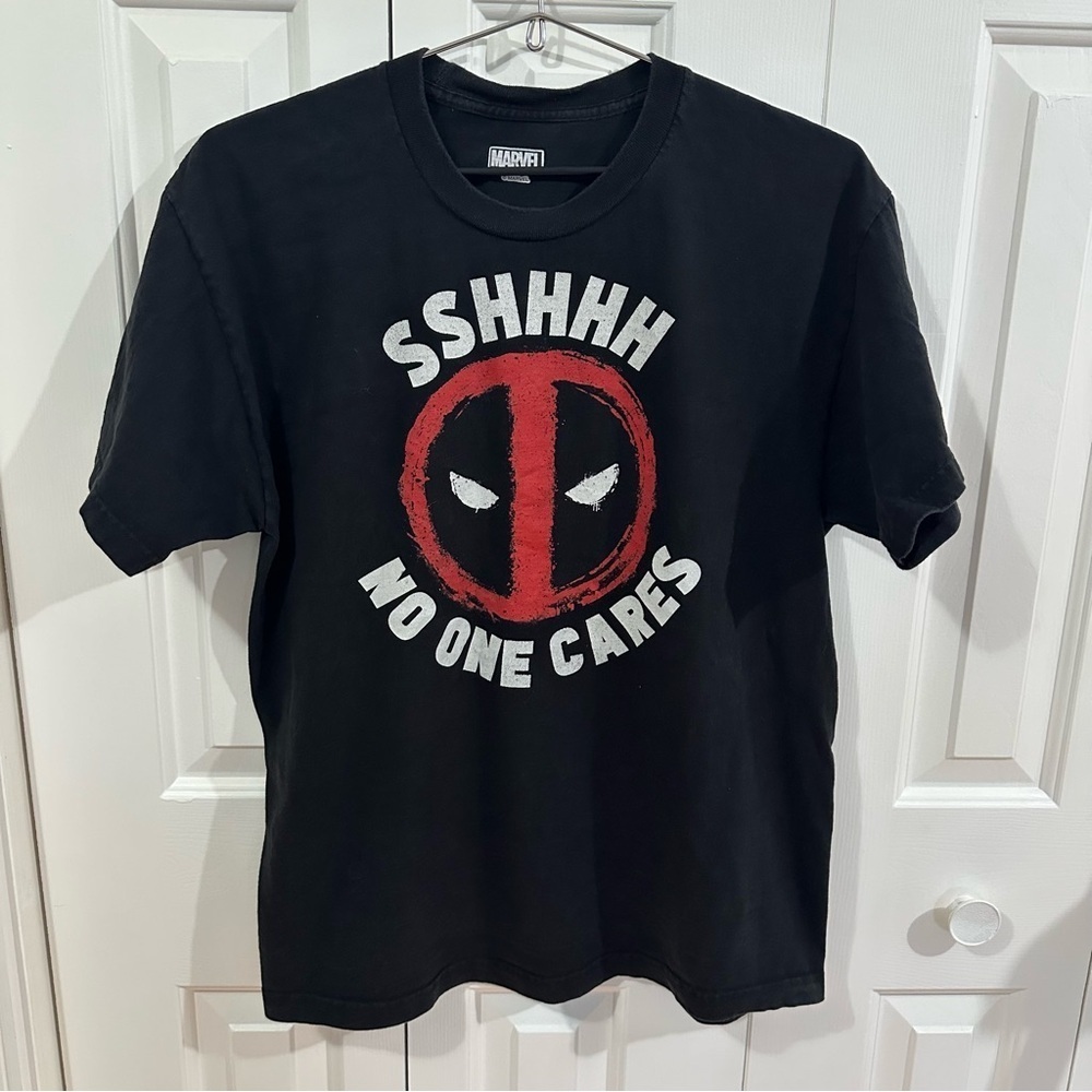 Marvel Deadpool No One Cares Shirt